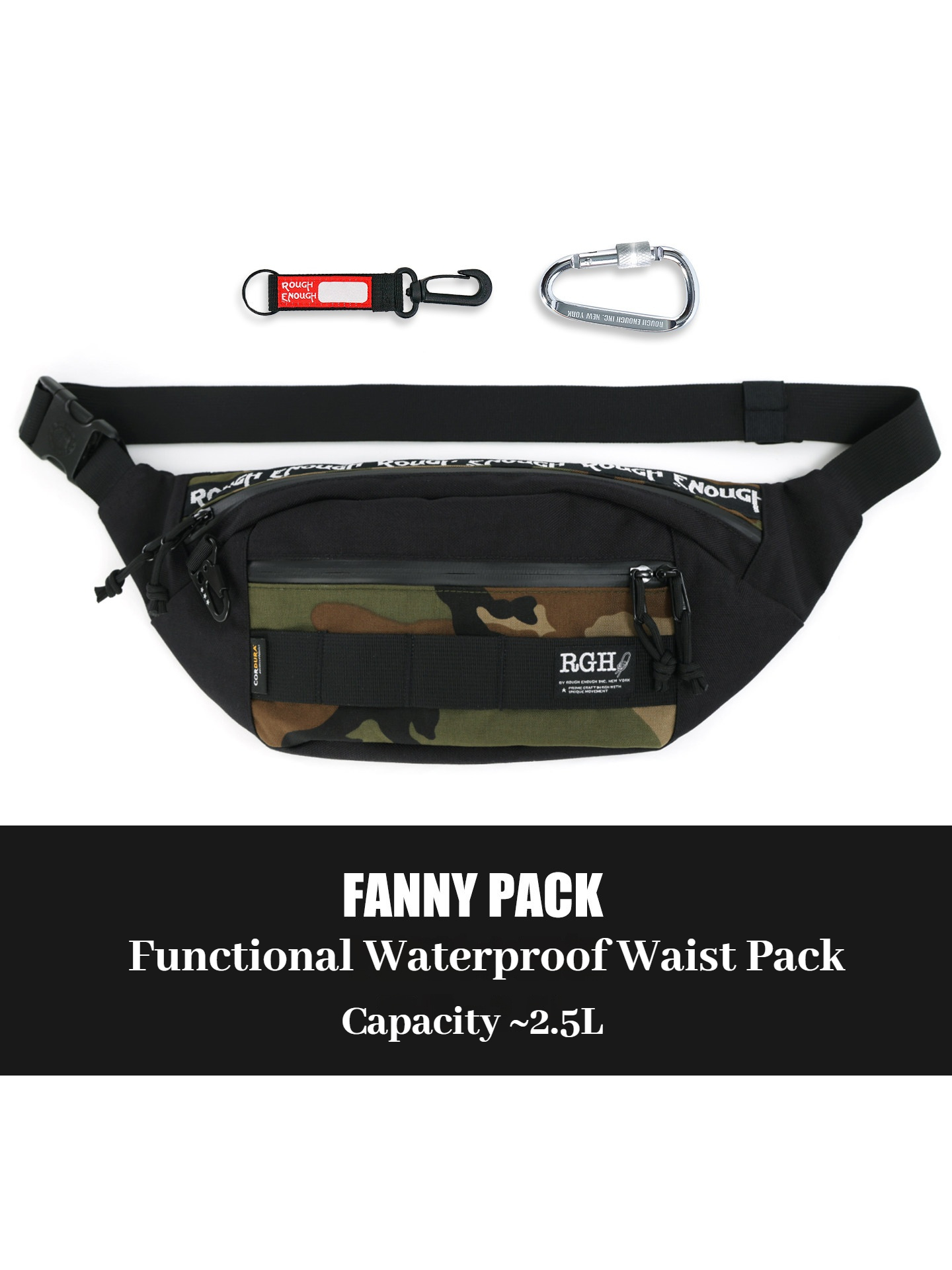 Fishing Backpack - Bolsa Táctica de Cintura RGH Camo,