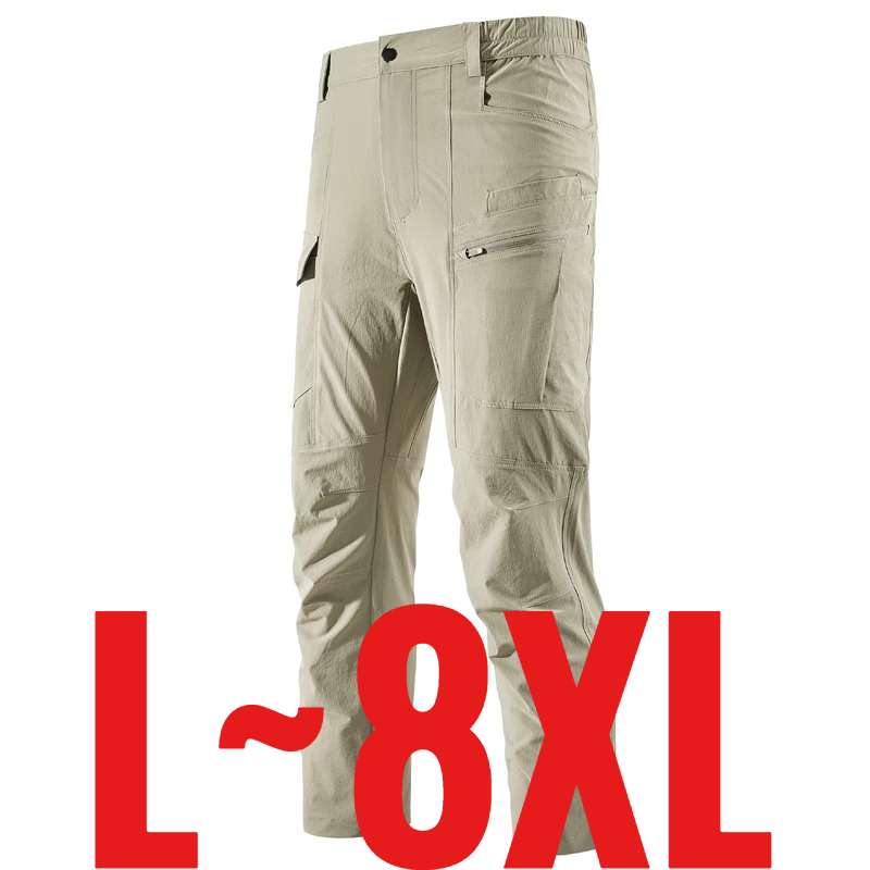 Fishing Pants Waterproof - Pantalones Casuales para Hombre Talla Grande