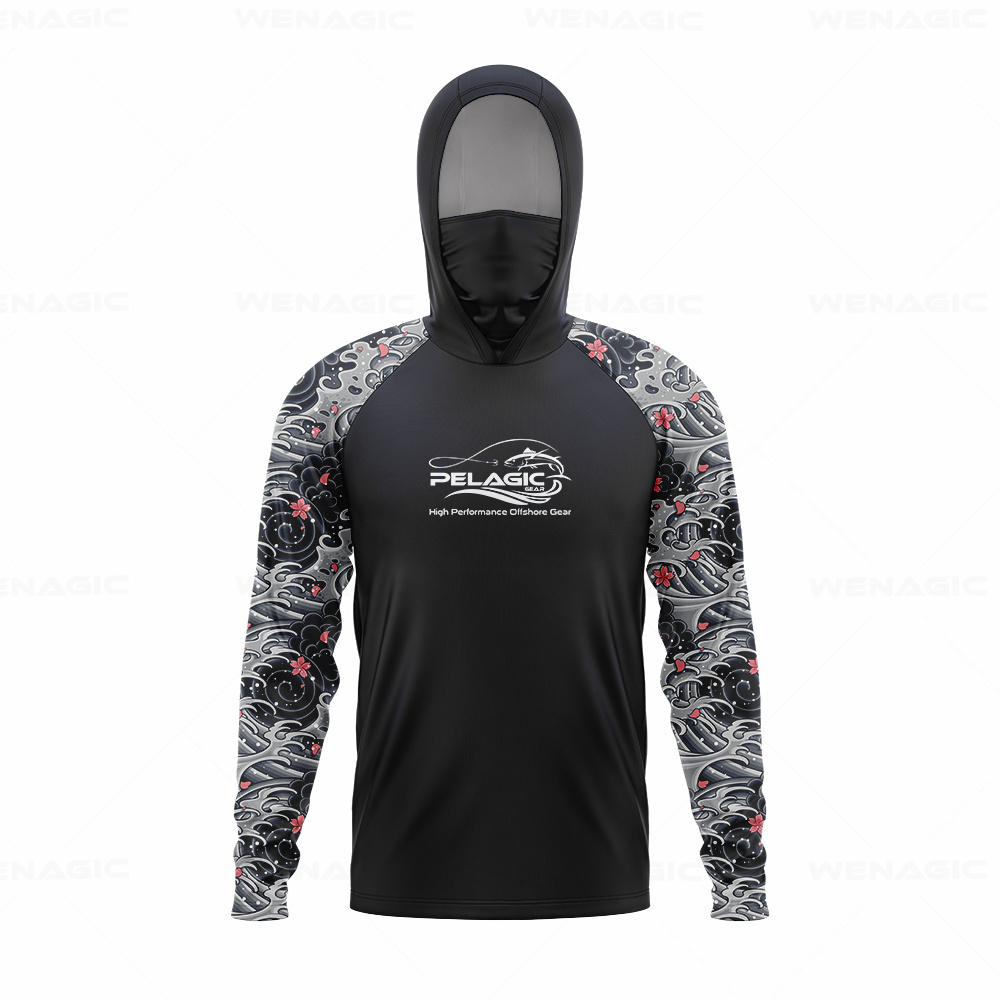 Fishing Shirt Uv Protection - Equipo pelágico para hombre, camisa de