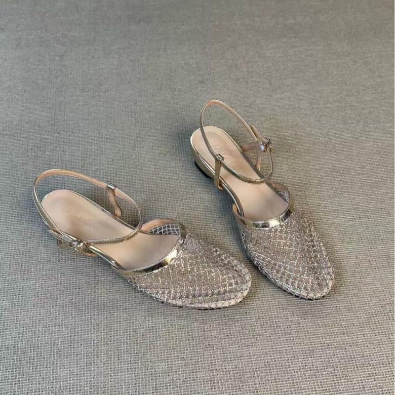 Fishing Belt - Sandalias romanas de cuña hueca con