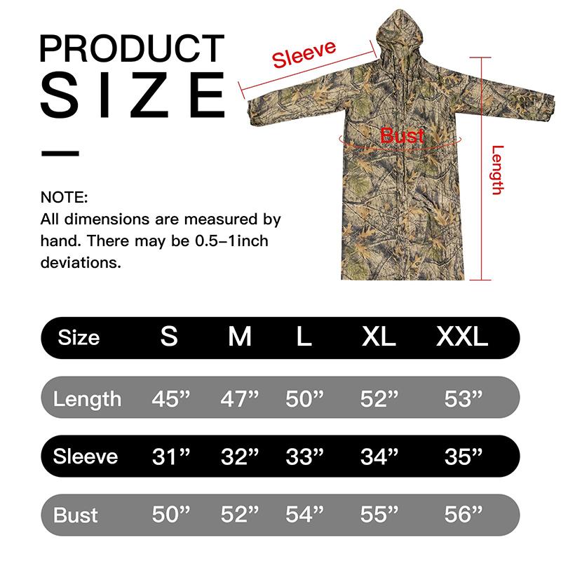 Chubasquero de camuflaje para  - Fishing Rain Suit reseña y precio