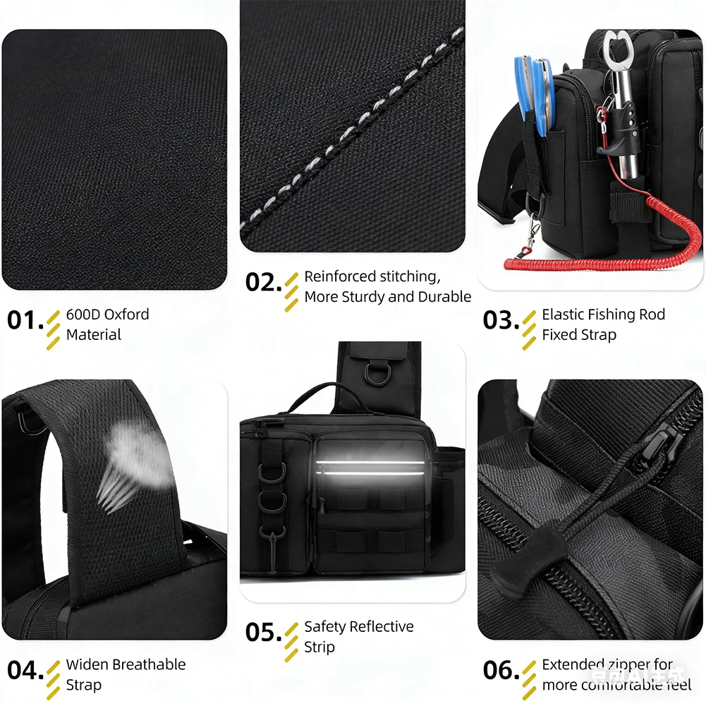 Mochila de pesca con soporte p - Fishing Backpack reseña y precio