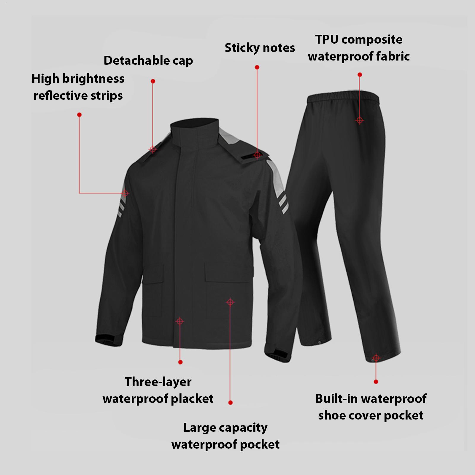 Trajes Impermeables para Hombr - Fishing Rain Suit reseña y precio