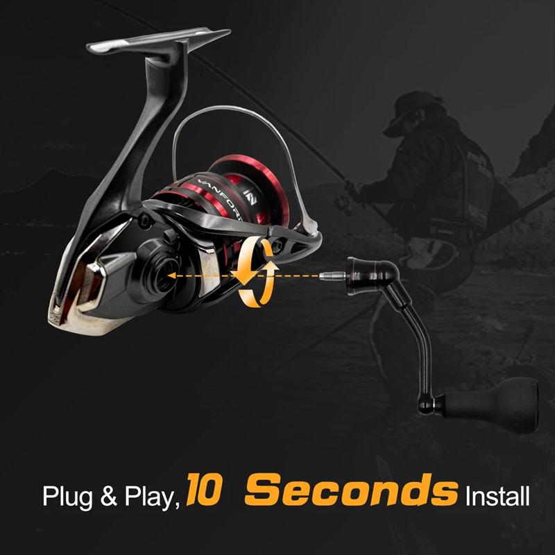 Manivela giratoria de 63 mm co - Daiwa Reel Fuego reseña y precio
