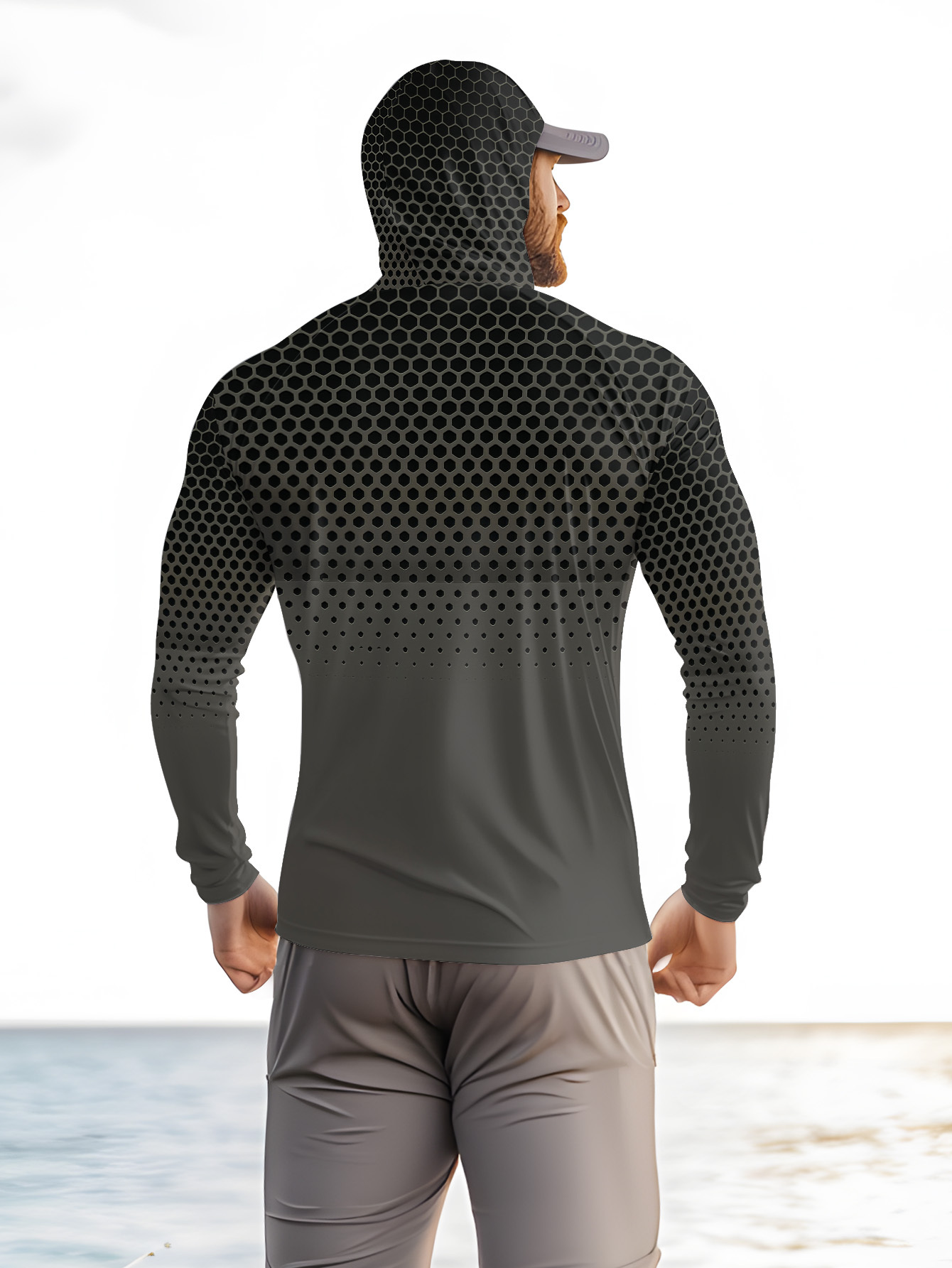 Camisa de pesca con capucha pa - Fishing Shirt Uv Protection reseña y precio