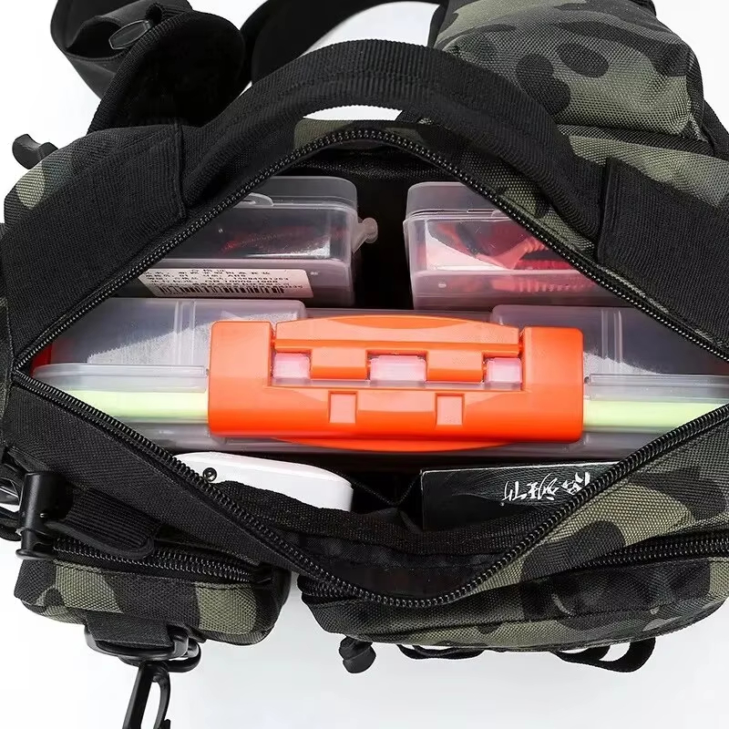 Bolso táctico de cintura para  - Fishing Backpack reseña y precio