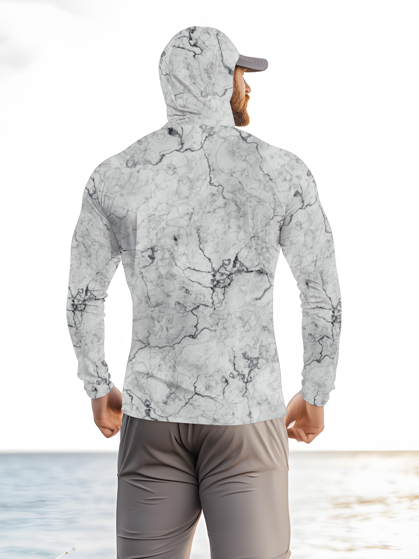 Camisa de pesca con capucha pa - Fishing Shirt Uv Protection reseña y precio