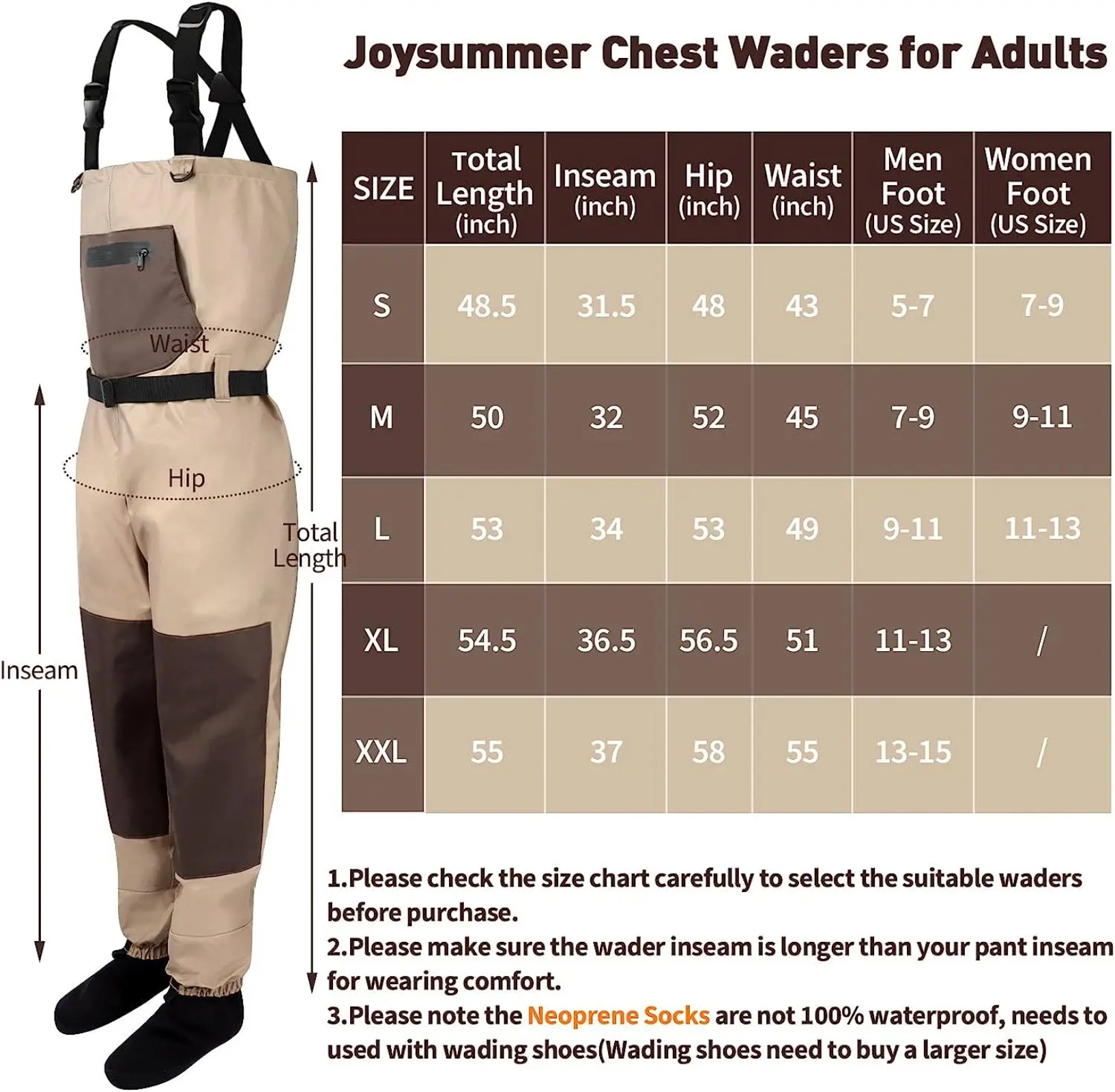 Goture - Vadeadores de Pesca c - Fishing Waders reseña y precio