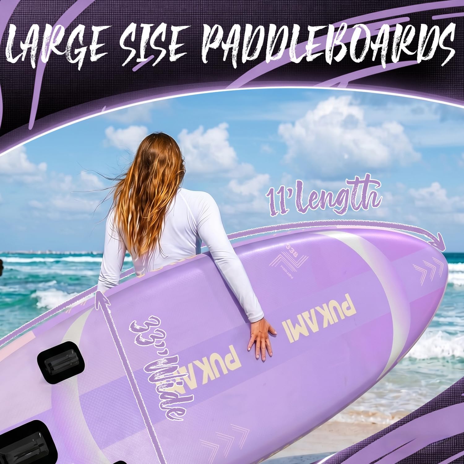Tabla de paddle surf inflable  - Fishing Backpack reseña y precio